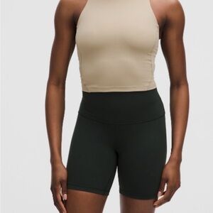 Lululemon Align High Neck Tank Top Sheer Oak Size 8